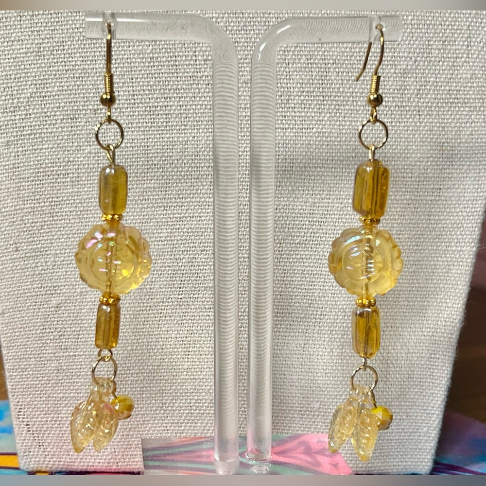“Golden Autumn” Artisan Earrings